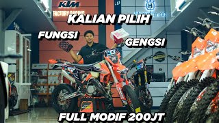 FIRST IN INDONESIA KTM 150 EXC TPI 2023 SUPERMOTO [upl. by Maillij]