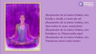 🟣DECRETO RADIANTE ESPIRAL de LLAMA VIOLETA para Transmutar 💜 Nueve repeticiones [upl. by Charity1]