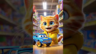 Can a Cat family be rescued by the Monster Car aicat cutecat cat catlovers [upl. by Marne]