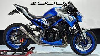 Kawasaki Z900 SE 2020 Exhaust sound TR torque racing titanium slip on [upl. by Nod]