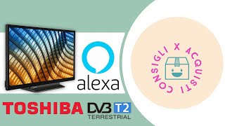 Toshiba Smart TV 24 pollici con Alexa Toshiba 24WK3C63DA DVBT2 [upl. by Ahoufe365]