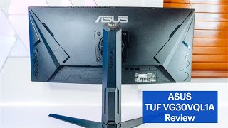 ASUS TUF VG30VQL1A Gaming Monitor Review [upl. by Pestana170]