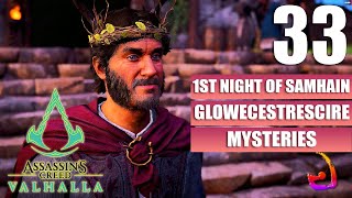 Assassins Creed Valhalla The First Night of Samhain  Glowecestrescire Mysteries Full Walkthrough [upl. by Ggerc]