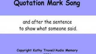 Quotation Mark Song [upl. by Illyes]