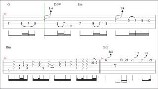 Pink Floyd  Comfortably Numb Guitar Solo TabBackingtrack [upl. by Ayanet]