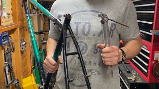 stuck seat post removal the easy way [upl. by Hurlow]