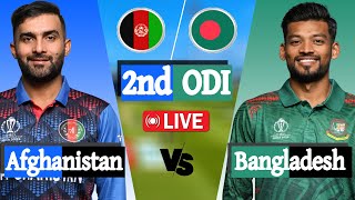 Bangladesh vs Afghanistan LIVE Score  Live Cricket Match Today  BAN VS AFG 2nd ODI [upl. by Yde]