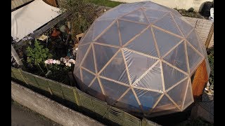 My Geodesic Dome Building Process [upl. by Ecirad]