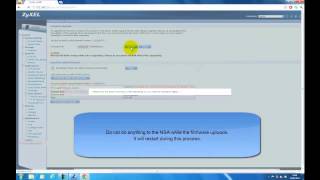 Zyxel NSA firmware upgrade [upl. by Flaherty325]