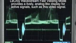 Teledyne LeCroy WaveStream Video Signal [upl. by Ellenyl]