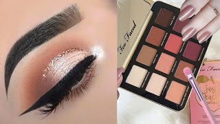 soft galitar eyes makeup for wedding party makeup brown eyes makeup tutorial [upl. by Niwrek]