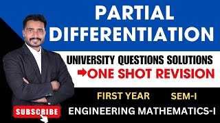 Partial DifferentiationOne Shot Revision Session [upl. by Atinyl131]