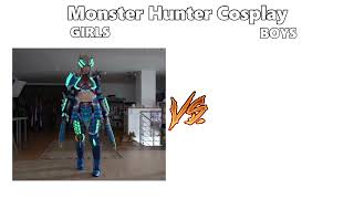 Monster Hunter Cosplay Girls vs Boys [upl. by Quentin]