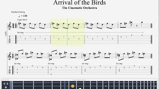 Arrival of the Birds Guitar tab The Cinematic Orchestra [upl. by Alain519]