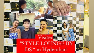 Visited STYLE LOUNGE BY DS in Hyderabad professional salon nepali vlog dailyvlog youtubevideo [upl. by Redmer]