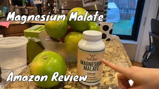 Magnesium Malate Capsules by Double Wood Supplements Review [upl. by Parthena]