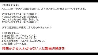 推論～噓つき～TGWEBヒューマネジのテストセンター対策 [upl. by Ahsimal]