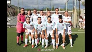 Salernitana Women batte la capolista Colonnese regala i tre punti a Roma [upl. by Tezzil]