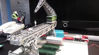 TRIX 66105 DCC crane vid1 quick look [upl. by Eiramanad389]