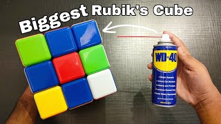 Worlds Biggest Rubiks Cube Setup [upl. by Alisan]