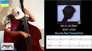 No67 Walking Bass Transcription  Waltz For Debby  Scott LaFaro [upl. by Stelle]