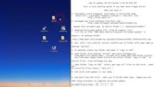 How to update cpu microcode in BIOS  HP DC 7100 [upl. by Leugar]