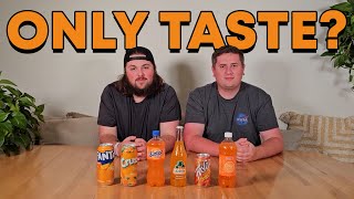 Can We Identify Orange Soda ONLY By Taste [upl. by Yhpos353]