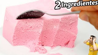 POSTRE CREMOSO y DELICIOSO con SOLO 2 INGREDIENTES😍🍨🍦😋Muy RÁPIDO y SIN HORNO Receta  725 [upl. by Nosnek563]