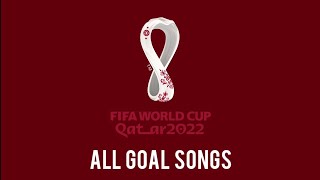 FIFA World Cup 2022 Goal Songs [upl. by Tomkins68]