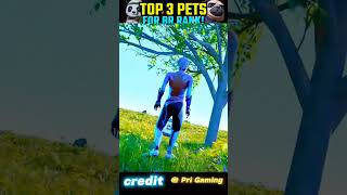 🔥NEW SECRET MOST POWERFUL🔥 PETS FOR BR GRANDMASTER PUSHI shorts freefire  PRI GAMING [upl. by Nodla278]