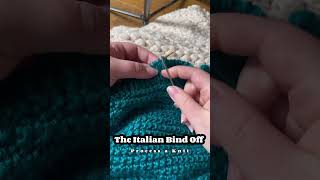 How to  The Italian Bind Off [upl. by Shaylyn]