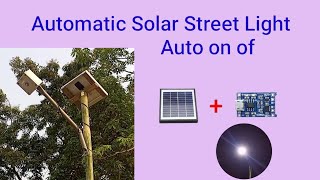 How to Make Automatic Solar light  Ldr sensor project street light [upl. by Justino]