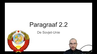 Havo 3 Paragraaf 22 quotDe SovjetUniequot [upl. by Anhpad]