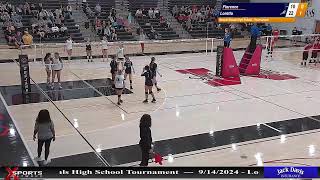 Loretto High School vs Florence High School AL Volleyball  9142024 Muscle Shoals Tournament [upl. by Elata]