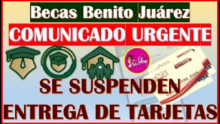 😱😓SE SUSPENDE LA ENTREGA DE TARJETAS Becas Benito Juárez 2024😱😓 [upl. by Jarvey965]