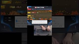 165 WPM on Nitro Type gaming nitrotype trending typing [upl. by Eerol]