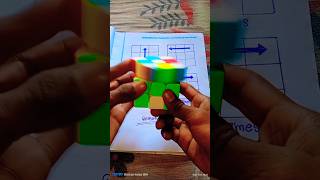 3x3 RUBIKS CUBE EASY TRICK VIRAL TRENDING SHORTS [upl. by Tamqrah611]