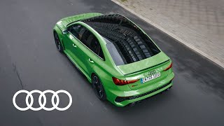 The Audi RS 3 Sedan  Thrilling performance [upl. by Elspet893]