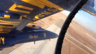 HD First Person Cockpit View of Blue Angels FA18 Formation Flight [upl. by Adnalue]