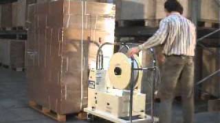 Strapack D53PLT2 pallet strapperwmv [upl. by Inalan503]