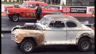 Dragstalgia 2014 part 3 Gasser Circus [upl. by Nnylatsyrk]