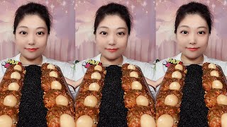 ASMR TOBIKO EGGS  FLYING FISH ROE  EXTREME EATING SOUNDS [upl. by Kesley]