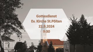 Gottesdienst 2292024 Ev Kirche St Pölten [upl. by Elolcin]