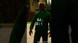 CJ vs FRANKLIN  shorts2025 gta [upl. by Wailoo]