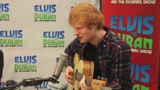 Ed Sheeran  quotDrunk In Lovequot Acoustic Beyonce Cover  Elvis Duran Live [upl. by Kaylee]