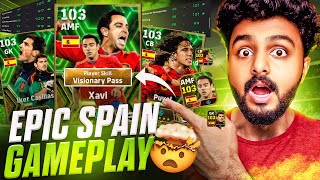 VISIONARY PASS XAVI IS COOKING🤯  PUYOL’S DEFENSE IS ABSOLUTELY SOLID🔥  EPIC SPAIN GAMEPLAY REVIEW😦 [upl. by Iz]