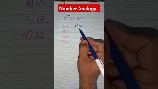 Number Analogy Reasoning Question shorts shortvideo allinone44u [upl. by Vaenfila]