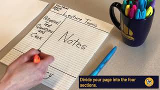 How to Take Notes Using the Cornell NoteTaking Method [upl. by Brightman]