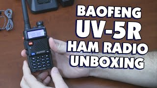 Baofeng UV5R Amateur Radio Unboxing [upl. by Enwahs152]