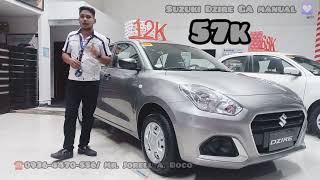 Suzuki Dzire GA Manual 2023 For only 609000 SRP for more info you may direct call 09364470556 [upl. by Thornton532]